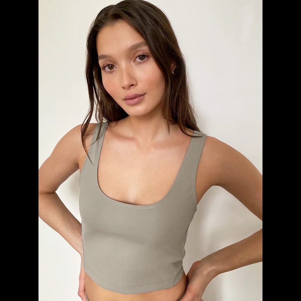 Aritzia Babaton Vast Tank - Basalt Grey